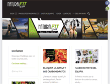Tablet Screenshot of naturalfitclub.com